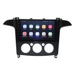 Ford S-Max 2006-2014 Manuel Klima Uyumlu 9 İnç Android Multimedya Sistemi - Kablosuz CarPlay & Android Auto, GPS Navigasyon, Geri Görüş Kamerası Hediyeli (4 GB 8 ÇEKİRDEK)