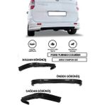 Ford Tourneo Courier 2014-2023 Arka Tampon Eki Plastik Koruyucu ⚡ Dayanıklı ve Şık!