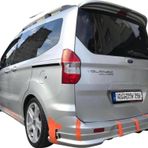 Ford Tourneo Courier Boyasız Arka Tampon Eki Plastik