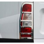 Ford Transit 2003-2013 Model Arası Krom Stop Çerçevesi 2 Parça Paslanmaz Çelik - 315 Gri