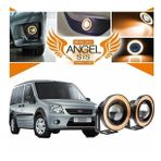 Ford Transit Connect Uyumlu, Universal Mercekli Led Angel Sis Farı, 76mm Turuncu Renk