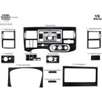 Ford Transit Journey Piano Black Kaplama 2006-2010 19 Parça - Renkli - SİYAH KARBON
