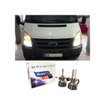 Ford Transit Led Xenon Uzun + Kısa Far Ampulü H4 Mono Yeni Seri Beyaz 1994-2012