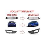 Fordyokyok Focus Titanium Ön Panjur Ve Sis Far Çerçeve Kiti 2015-2018