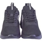 Fore Sport Erkek Bağcıklı Triko Spor Ayakkabı Hafif Nefes Alabilen Günlük Sneaker - Siyah