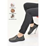 Forelli F23/CM46508 Siyah Hakiki Deri Erkek Klasik Ayakkabı
