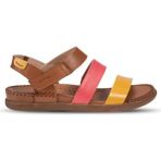 Forelli Jesse-G Kadın Deri Sandalet Taba-Sarı - Taba - Sarı