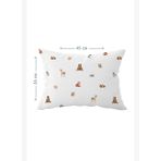 Forest Amigos 100% Pamuk Saten Bebek Yastık Kılıfı 35 x 45 cm