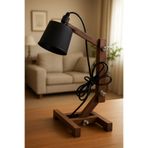 Forest Masa Lambası Ahşap Şık Bohem Tarzı Kitap Okuma Lambası Ofis İçin Zarif Masa Lambası A Kalite Enerji