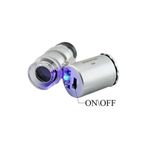 Forestia 60x Profesyonel Mini Cep Mikroskobu - LED Işıklı Kuyumcu Lüpu