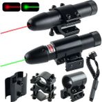 Forestia Lazer Spike Avcılar Için Ray Montajlı Taktikal Tüfek Lazeri Sight - Yeşil