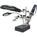 Forestia MG-16129C Profesyonel Büyüteçli Havya Standı - Lehimleme Standı -Lehim Koymak Için Büyüteçli Stand