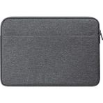 Forestl Digital 14 15.4 Inç Laptop Çantası Suya Dayanıklı Yatay Defter Kılıfı (Yurt Dışından) - 39x28x3 - Koyu Gri