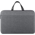 Forestl Digital 14 15.4 Inç Yatay Laptop Çantası Suya Dayanıklı Notebook Çantası (Yurt Dışından) - 39x28x3 - Koyu Gri