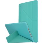 Forestl Digital iPad 10.2 (2019 2020 2021) Koruyucu Katlanır Deforme Silikon Pu Deri Standı Tablet Kılıfı (Yurt Dışından) - Cam Göbeği