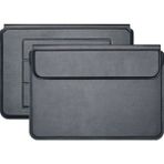 Forestl Digital Pu Deri Su Geçirmez Dizüstü Bilgisayar Kol Çantası Yatay Taşıma Çantası MacBook Air 13.3 Inç (Yurt Dışından) - 36x24x2 - Siyah