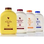 Forever Living Products Forever Living Aloe Vera Gel Berry Nectar Freedom Bitsn' Peaches 4 Lü Set