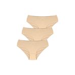 FOREVER MORE 3'lü Dikişsiz Basic Kadın Slip Külot ten-M