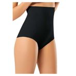 FOREVER MORE Dikişsiz Lazer Kesim Bel Basen Toparlayıcı Ince Yüksek Bel Slip Kaydırmaz Korse Siyah Renk SİYAH-2XL