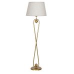 ForeverX Statik Eskitme Mat Gold Metal Lambader, Zemin Lambası