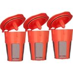 Forge Jungle 3 Paket Doldurulabilir K Sürahi 2.0 Filtre Kahve Kapsülü Yeniden Kullanılabilir Kahve Filtresi Keurig 2.0 K500 K400 K300 K200 Modelleri (Yurt Dışından) - Süpürge Yedek Parçaları
