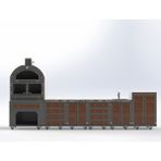 Forge Long Plus Barbekü 418*70 - Siyah