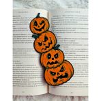 Forge Triverse Halloween Balkabağı Kabartmalı Kitap Ayracı Seri 2 - 2 Adet - Çok Renkli