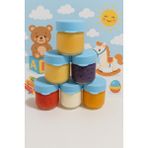 ForKids Sızdırmaz 41 ml 6lı Cam Kavanoz Mavi