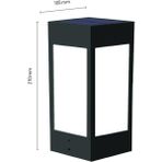 Forlife 10W Solar Fonksiyonel Bahçe Armatürü