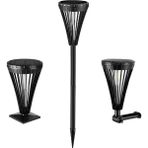 Forlife 15 Watt Fonksiyonel Solar Çim / Bahçe Aydınlatma Armatür