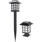 Forlife 15 Watt Solar Kazıklı/set Üstü Rumeli Feneri Çim Armatürü - Beyaz