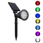 Forlife 18watt Solar Çim / Bahçe Aydınlatma Armatürü (rgb)
