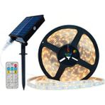 Forlife 20WATT Güneş Panelli Solar 10 Metre Hortum Şerit LED (Günışığı) - Gün Işığı
