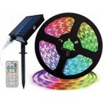 Forlife 20WATT Güneş Panelli Solar 10 Metre Hortum Şerit LED