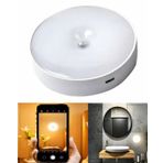 Forlife Usb Şarjlı Hareket Sensörlü Otomatik 8 Led Aydınlatma Işık Mıknatıslı Koridor, Banyo, Dolap, Merdiven, Gece Lambası, Mutfak, Balkon Dekorasyonu, Amber Renk 4000K Günışığı Delme Gerektirmez (1)