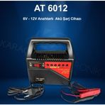 Forline AT6012 220 Volt - 12 Volt - 6 Volt 6 Amper Ledli Göstergeli Akü Şarj Cihazı