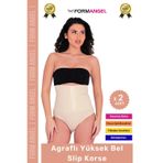 Form Angel Vücut Şekillendiren Toparlayıcı Kaymaz Agraflı Yüksek Bel Slip Kadın Külot Korse - 2 Adet