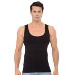 Form Fit Erkek Korse Atlet Tipi Toparlayıcı Göbek İçin İncelten S Siyah