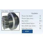 Form Metal Marş Dişlisi 12 Diş 8 Kanal Valeo Tipi Ford Tarnsit 2,2 Tdcı / Costom V362-V363