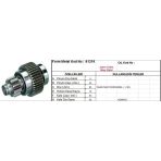 Form Metal Marş Dişlisi 9 Diş 10 Kanal Japon Tipi Isuzu Nkr Ym 98 Komple Ds=9 Dkç=31,7 Boy=83 Ks=10 Bdç=53 Gç=60 Kds=40