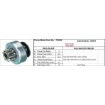 Form Metal Marş Dişlisi 9 Diş 5 Kanal Valeo Tipi Opel Corsa Fıat Albea Doblo Palıo Multıjet Tam Freze Ds=9 Dkç=25,4 Boy=45,6 Ks=10 Bdç=12 Gç