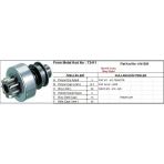 Form Metal Marş Dişlisi 9 Diş 6 Kanal Marellı Tipi Fıat 411 415 Allıs Iveco Traktor Freze Icte