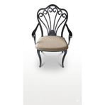 form outdoor Plastik Ferforje Sandalye Minderi