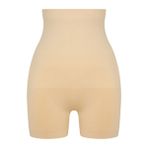 Formactive Mini Boxer Korse 1055 Kadın İçin Duble Etkili Sıkılaştırıcı Micro Dokuma Özellik - Bej