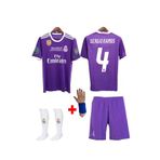 formaruh REAL.MADRİD. SERGİO RAMOS MOR 2017 CARDİF ÇOCUK FORMA TAKIMI 4 PARÇA