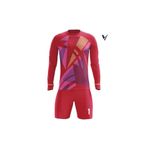 FormaVole Kaleci Forması Kırmızı Kaleci Kazağı Maç Forması Futbol Forması Goalkeeper Jersey Forma Ve Şort