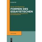 Formen des Essayistischen: Paradigmen einer Schreibasthetik bei Walter Benjamin: 9