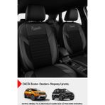 Formentor Tay Tüyü Oto Koltuk Kılıfı (Dacia Sandero-Stepway-Duster Uyumlu) - Siyah