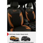 Formentor Tay Tüyü Oto Koltuk Kılıfı (Dacia Sandero-Stepway-Duster Uyumlu) - Taba