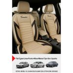 Formentor Tay Tüyü Oto Koltuk Kılıfı (Fiat Egea-Linea-Punto-Albea-Marea-Tipo-Uno Uyumlu) - Bej